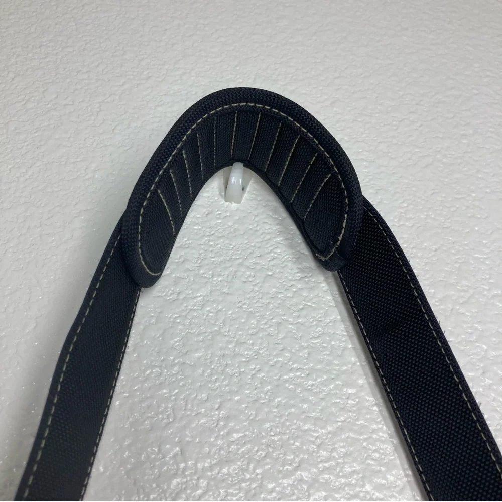 Polo Jeans Ralph Lauren Nylon Messenger Bag Navy Blue Ajustable Strap 14x10